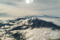 Volcano from Airplane