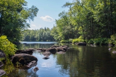 Indian Lake to Lake William's bridge, North Branch LaHave River, NS