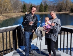 Nick, Kate and Vic, "toast"